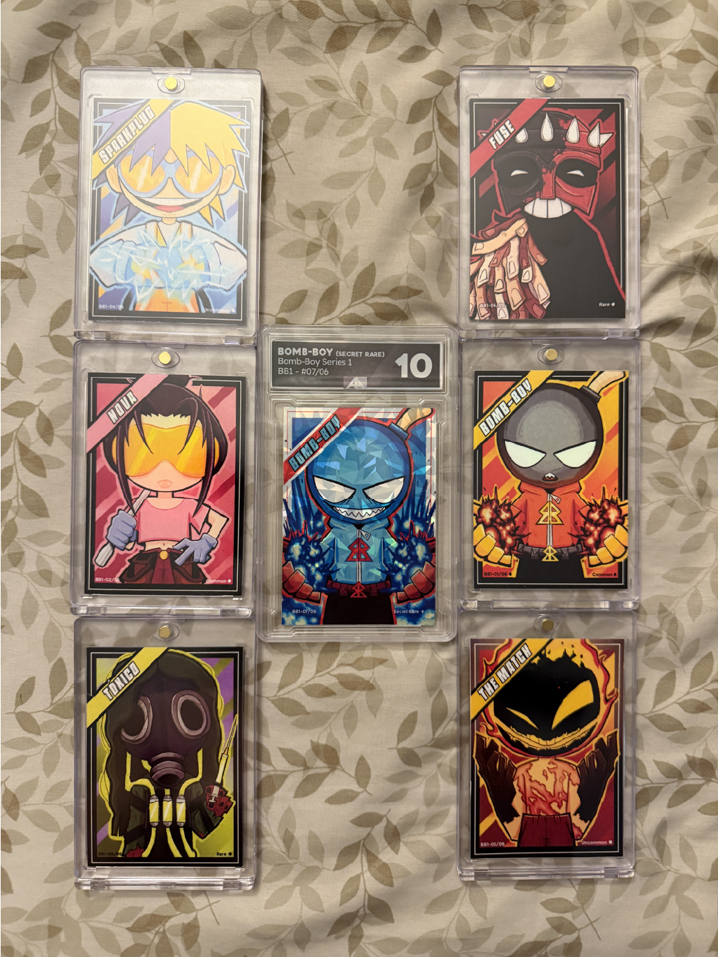 Bomb Boy trading cards